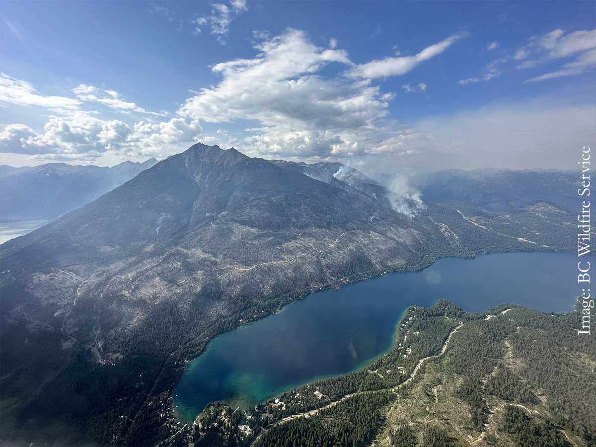 Gun Lake Credit BC Wildfire Service